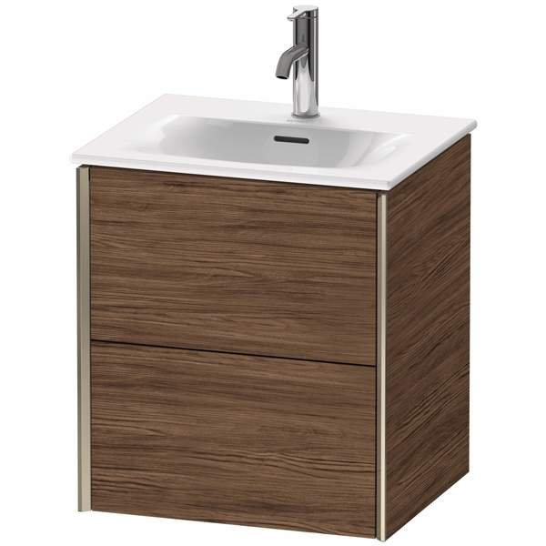 Xviu Wall-Mounted Vanity Unit Dark Walnut, Duravit, Mfr#: XV41310B121
